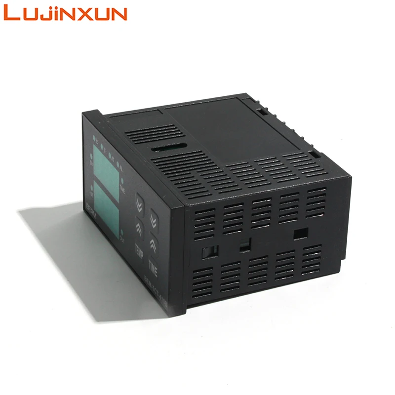 LUJINXUN controlador de temperatura con pantalla Digital inteligente, termostato integrado de temperatura y tiempo, estampado en caliente