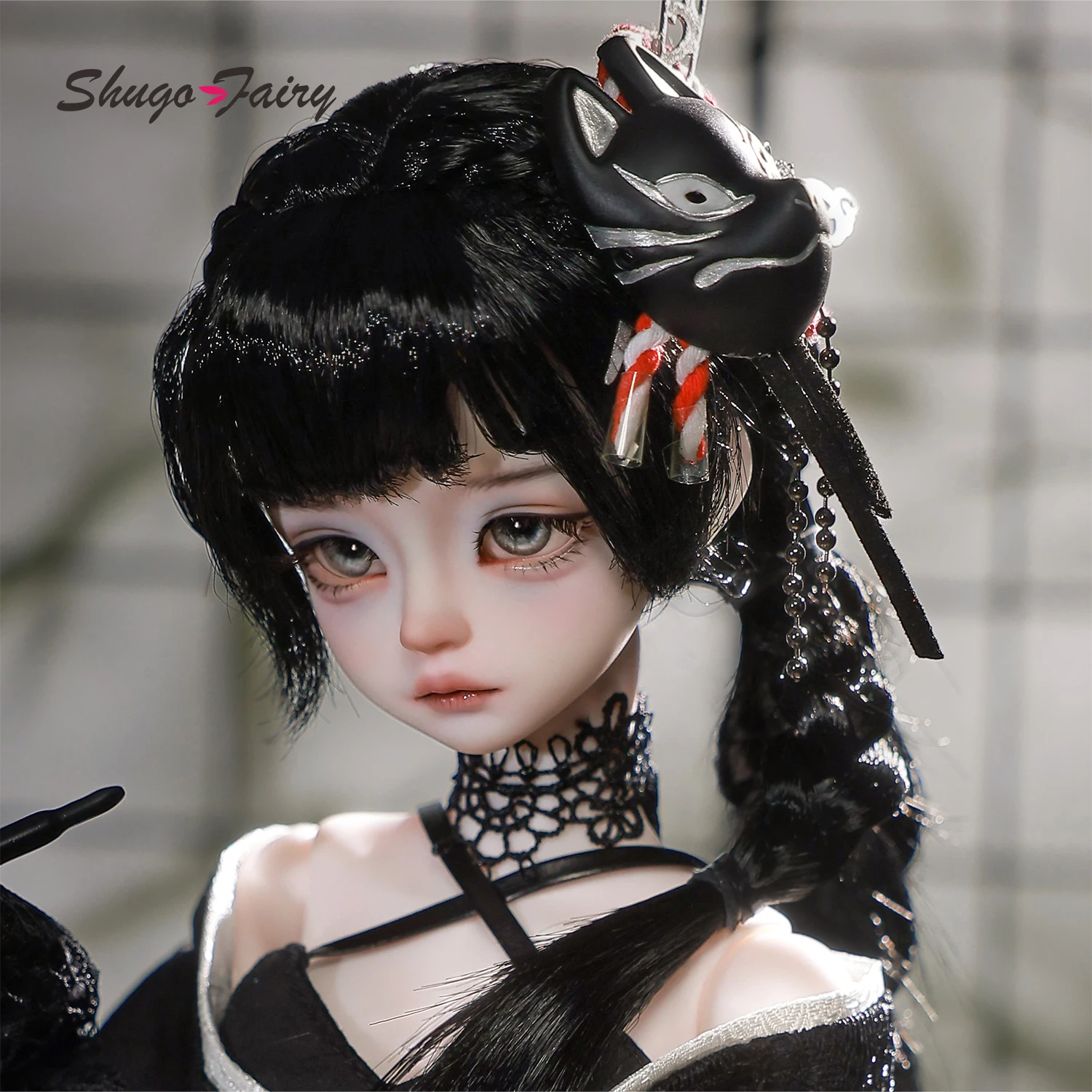 Kikyou E Bjd Doll 1/4 Fullset Warrior Female Bariy Big Chest Japanese Y2k Style Yakuza Princess Wafuku Mafia Shugafairy