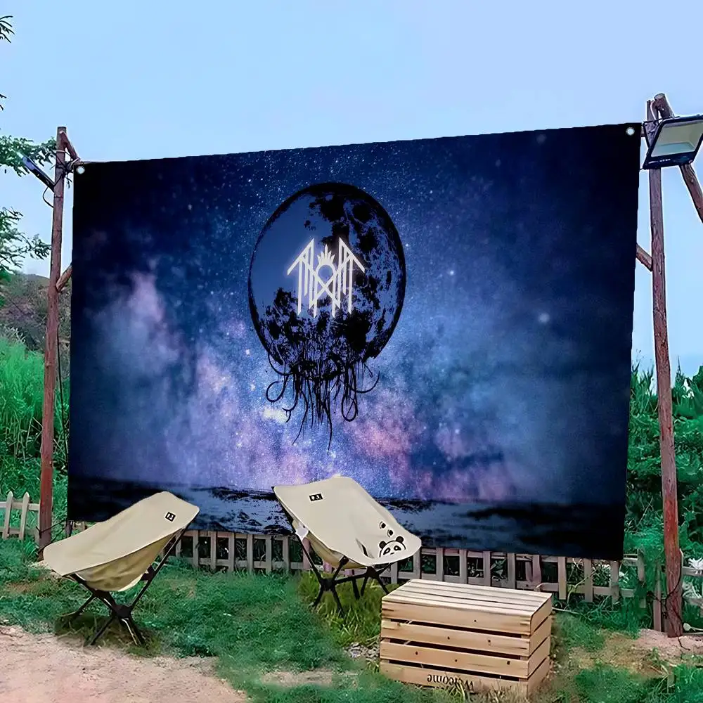 Sleep Rock Band T-Tokens Large Size Shop Art Promotion Advertising Booth Flag Hanging Banners
