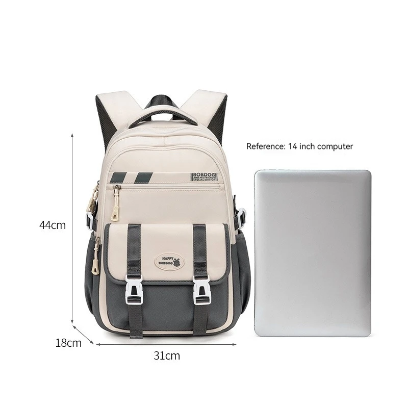 New School Bag with High Appearance Level Junior High School Backpack Large Capacity Primary School Backpack Ins Wind