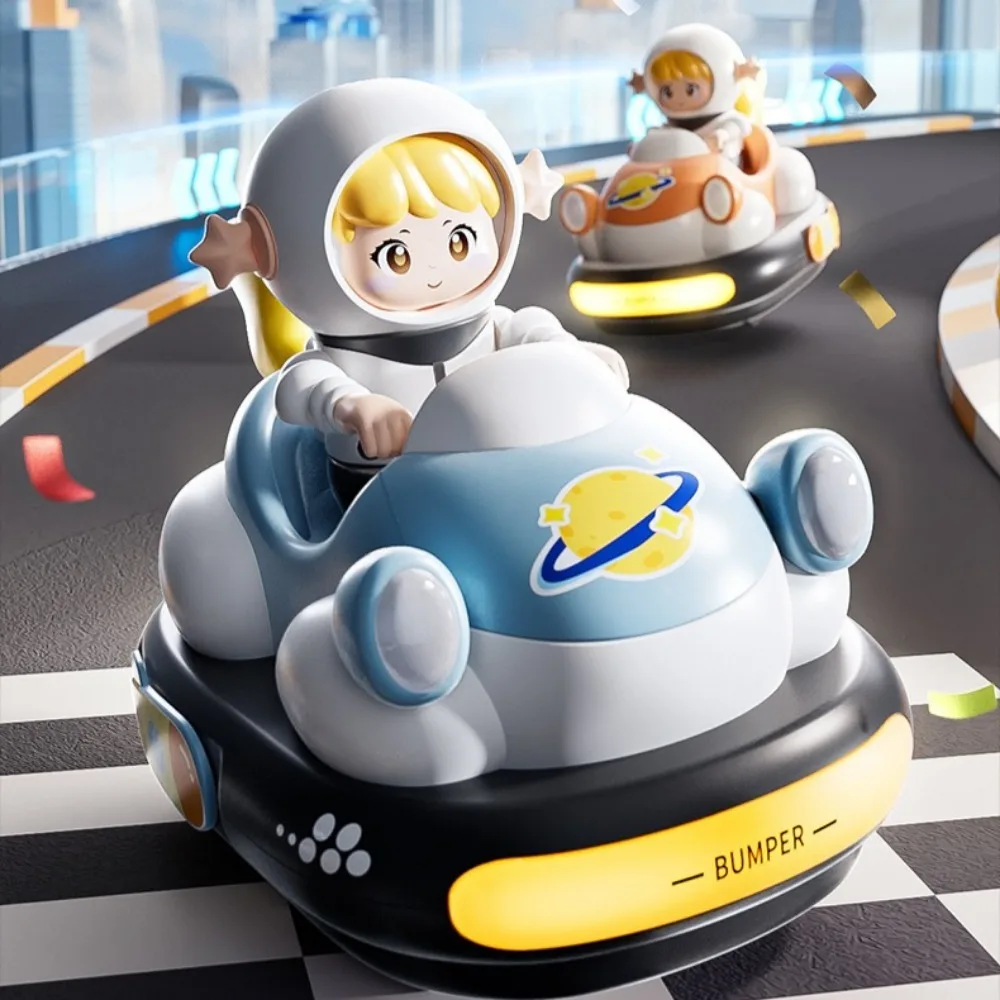 Two-Player Battle Cartoon Remote Control Bumper Car Gesture Mini Ejection Drift Kart with Music Light Toy Perfect Birthday Gift view 6