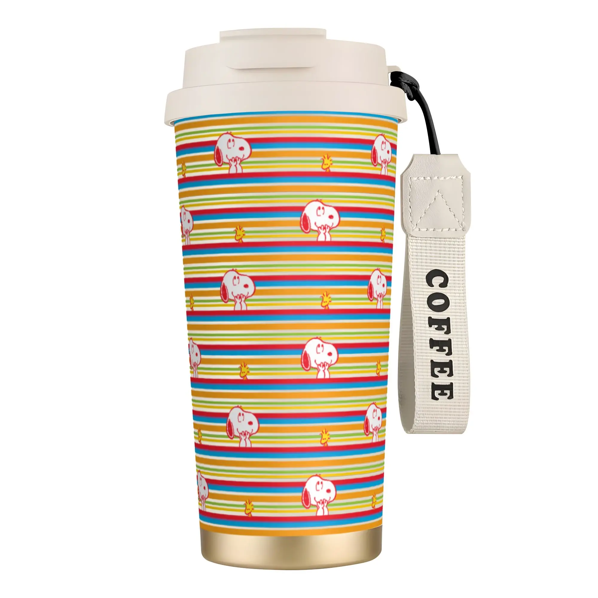 S-Dog-Snoopies Cartoon Stainless Steel Coffee Cup Thermal Cup Double Wall Mug 16oz