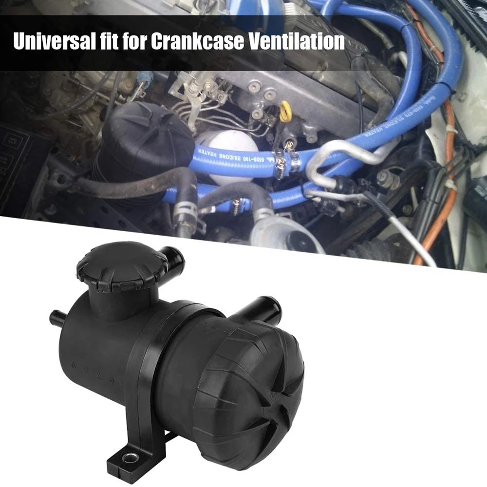 

A58X-Air Oil Separator,Universal Oil Catch Can Reservoir Tank Stainless Breather Filter Kit For Ventilation 3931030955