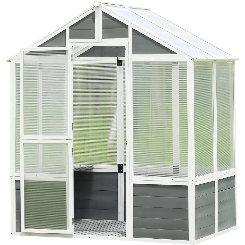 

Polycarbonate Greenhouse for Outdoor Storage, Garden Shed, Outdoor Storage, Warehouse Supplies, Free Shipping, 76 in