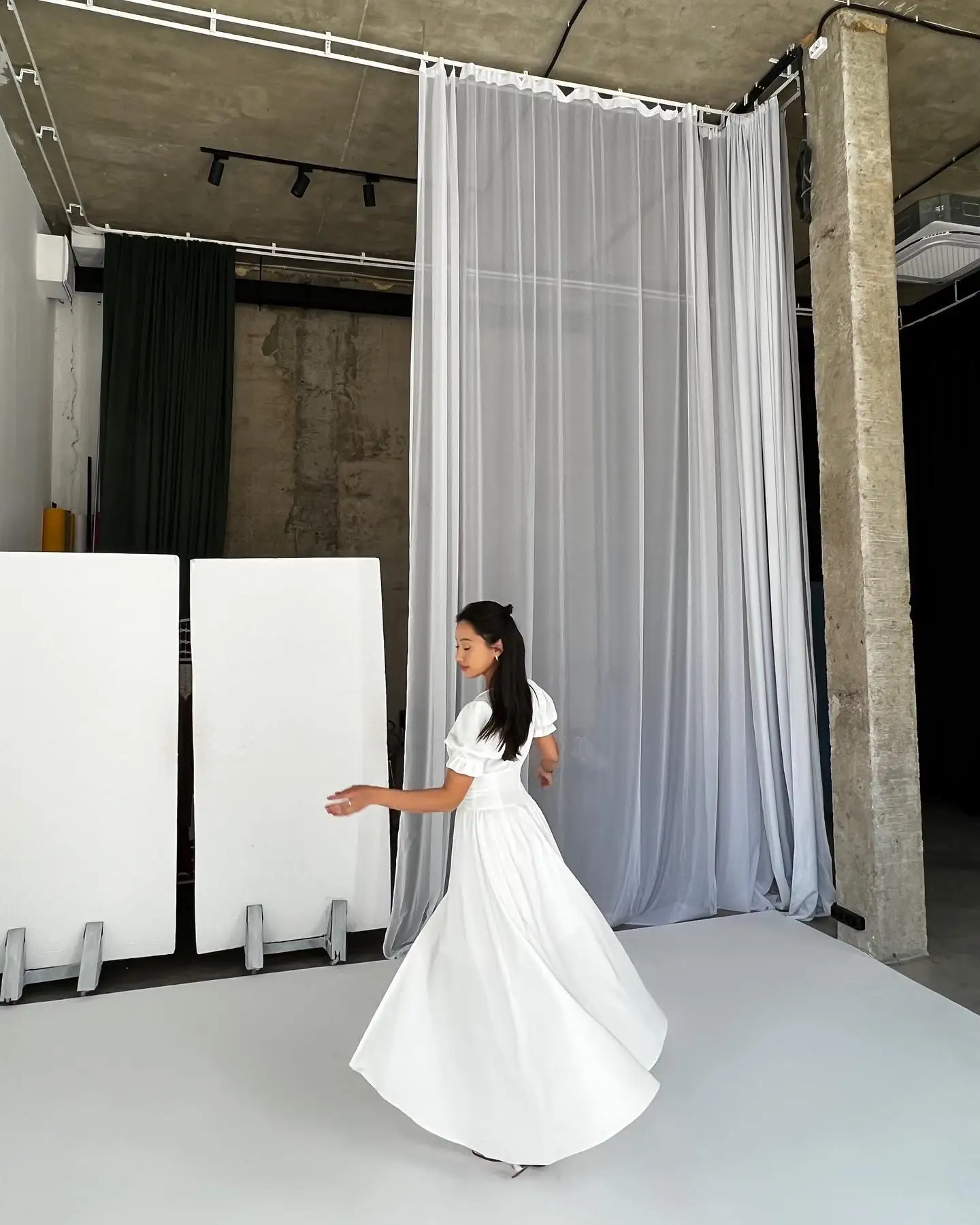 Aangepaste sexy jersey a-lijn knoppen avondjurk delicate korte mouwen v-hals enkellengte فستان • 1897