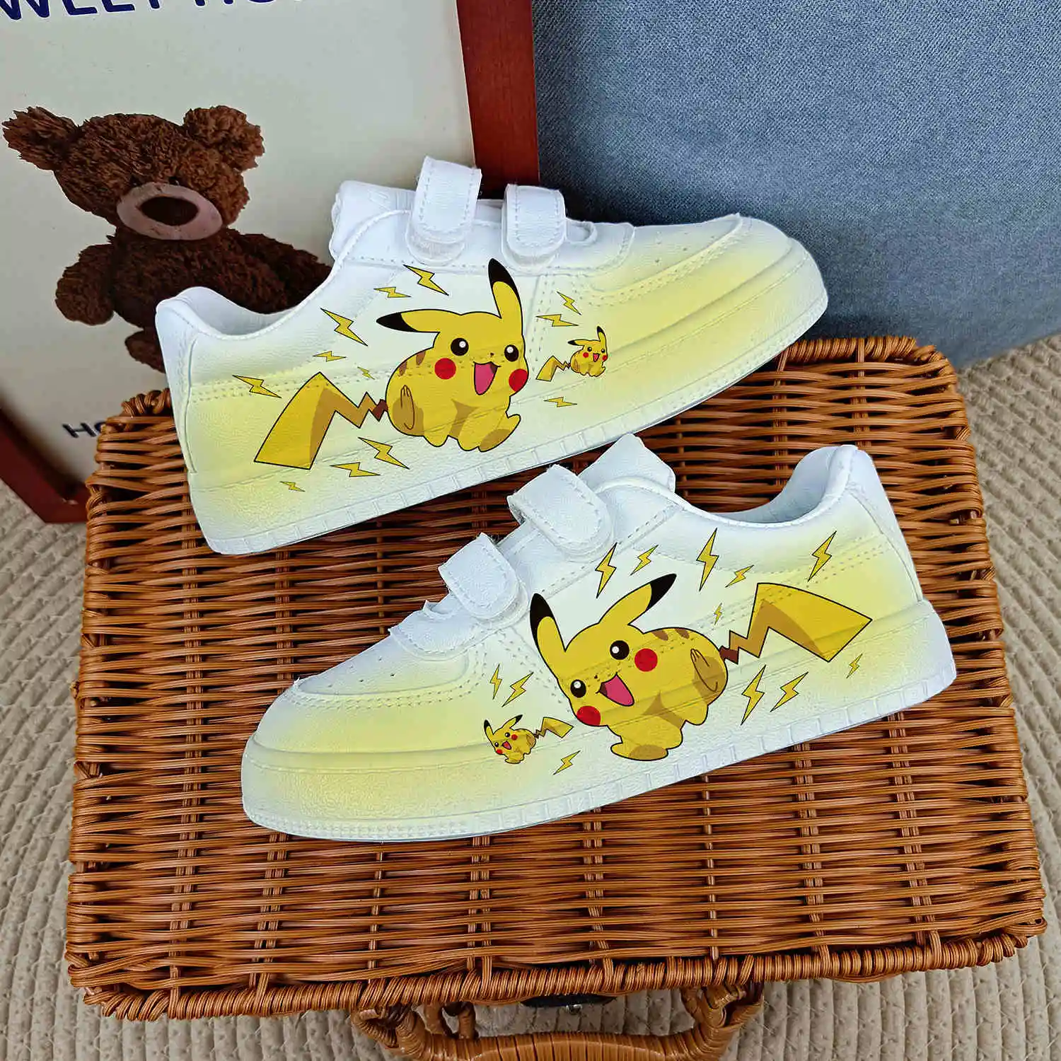 

New Disney kids cartoon Stitch princess cute Casual shoes non-slip soft bottom sports shoes for girl gift eu size 26-38