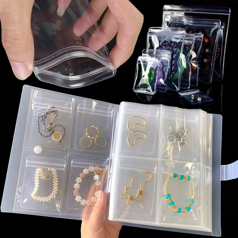 240 Card Antioxidation Jewelry Organizer Storage Book Earring Ring Storage  Bag Packaging Display Jewellry Display Album