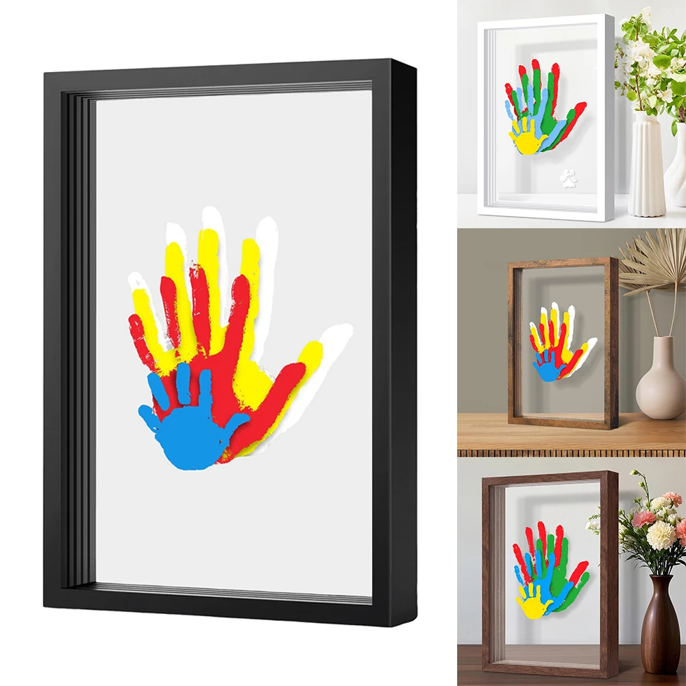 Handprint Paint Keepsake Kit DIY Family Handprint Frame Memory New Baby Hand Drawn Gift Family Commemorate Retain Memories
