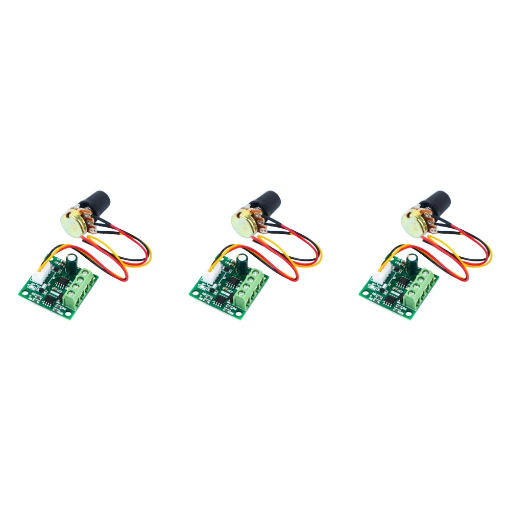 3PCS Compact DC Motor Quick Controller For PWM Technology 1.8V for 3v 5V 6V 12V 2A Output for Embedded System Projects