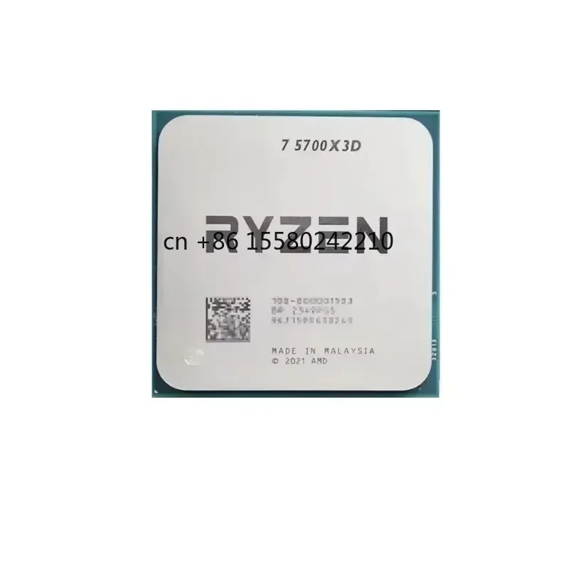 New Bulk Desktop Processor for Ryzen 7 5700X3D R7-5700G R7-5700X Core 16 Thread