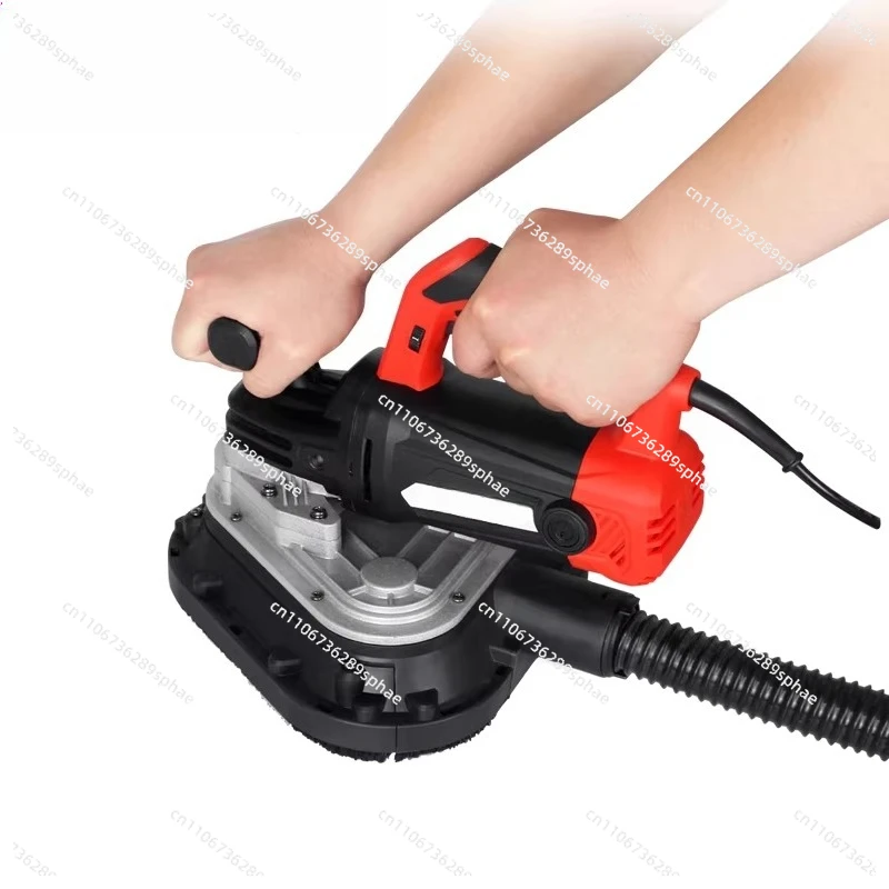 Handheld three-head dust-free grinder floor grinder edging concrete cement floor renovation epoxy