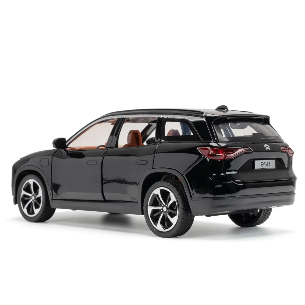 1:24 Scale YANGWANG U9 NIO  Car Model Toy New Energy Vehicles Sound Light Doors Opened Models Collection Gifts view 3