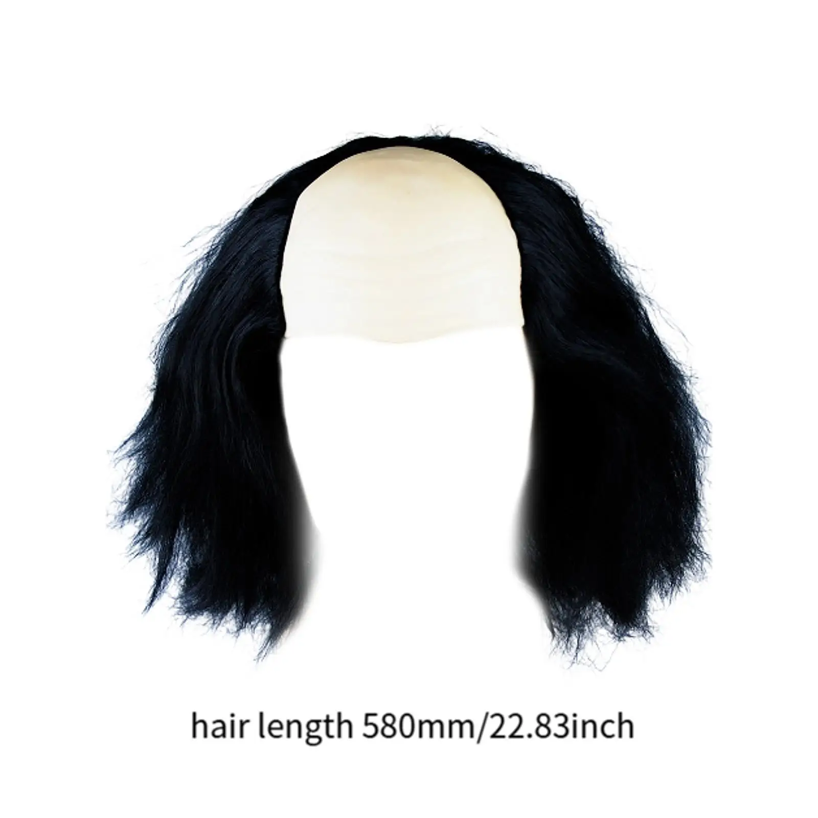 Peruka dla starszego mężczyzny, łysa, wygodna, obwód głowy 58 cm, akcesorium do kostiumu na anime cosplay, upominki na imprezy tematyczne.