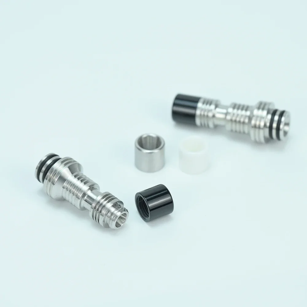 510 طرف بالتنقيط من Wolfcoolvape - تصميم MTL لراتنج الفولاذ المقاوم للصدأ RDA/RTA/RDTA 316