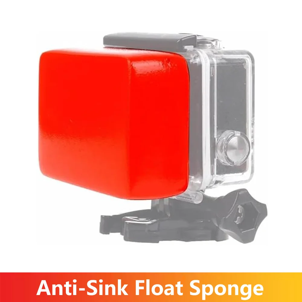 Anti-Sink Float Sponge with Adhesive For GoPro Hero 13 12 11 10 9 AKASO SJCAM SJ4000 Insta360 DJI OSMO Action Camera Accessories