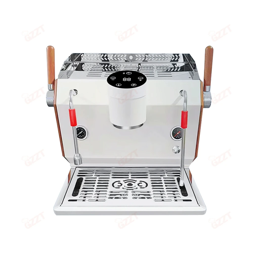 Coffee Shop Use Automatic Single Group Dual Boiler Coffee Maker For Espresso Cappuccino Latte Coffee Machine With Milk Frother