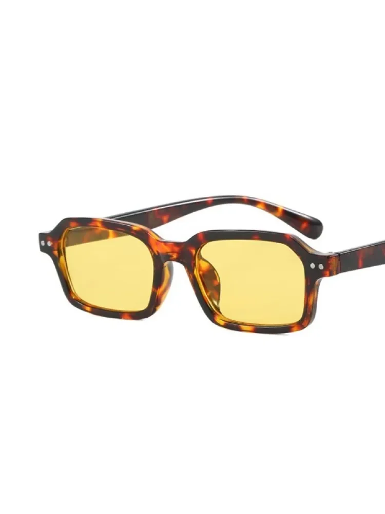 New Small Frame Square Sunglasses Women Fashion Rectangle Sun Glasses Brand Designer Vintage Eyeglasses Men UV400