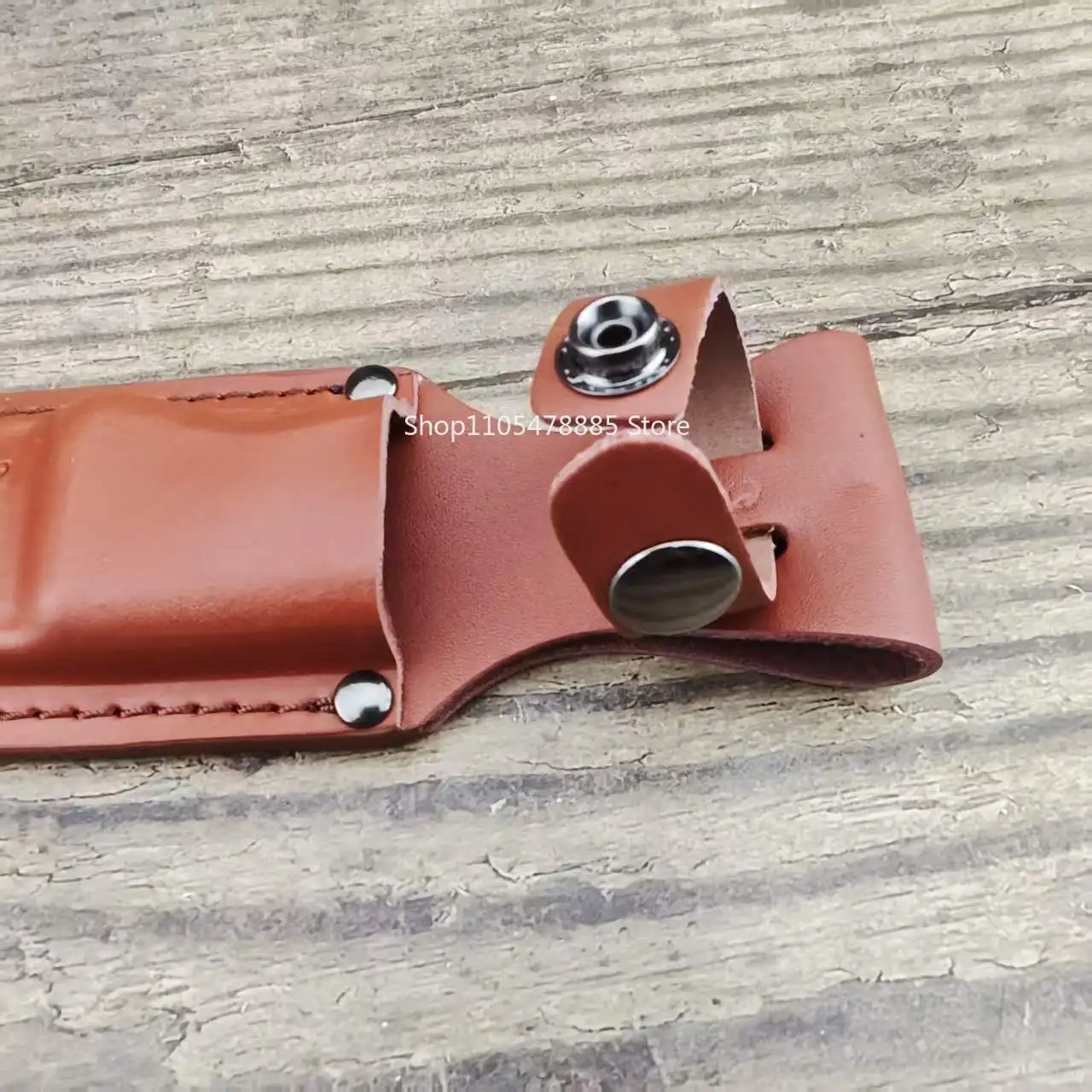 15002 Knife Sheath Outdoor Knife Cover - Easy To Carry, Convenient Leather Sheath for Fixed Blade Knife(not include knife)