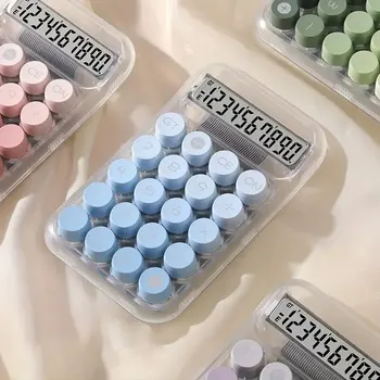 투명 그라디언트 계산기, 쉘 미학 계산기, 카와이 투명 다색 계산기, 10 자리, 1 개