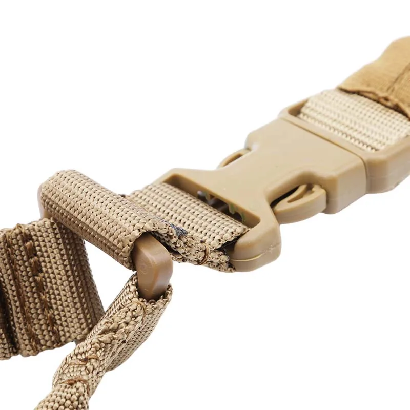 1PC New Outdoor Rifle Gun Strap Belts Nylon Tactical A Single Point Gun Rope Task Safe Ropes Adjustable With QD Buckle