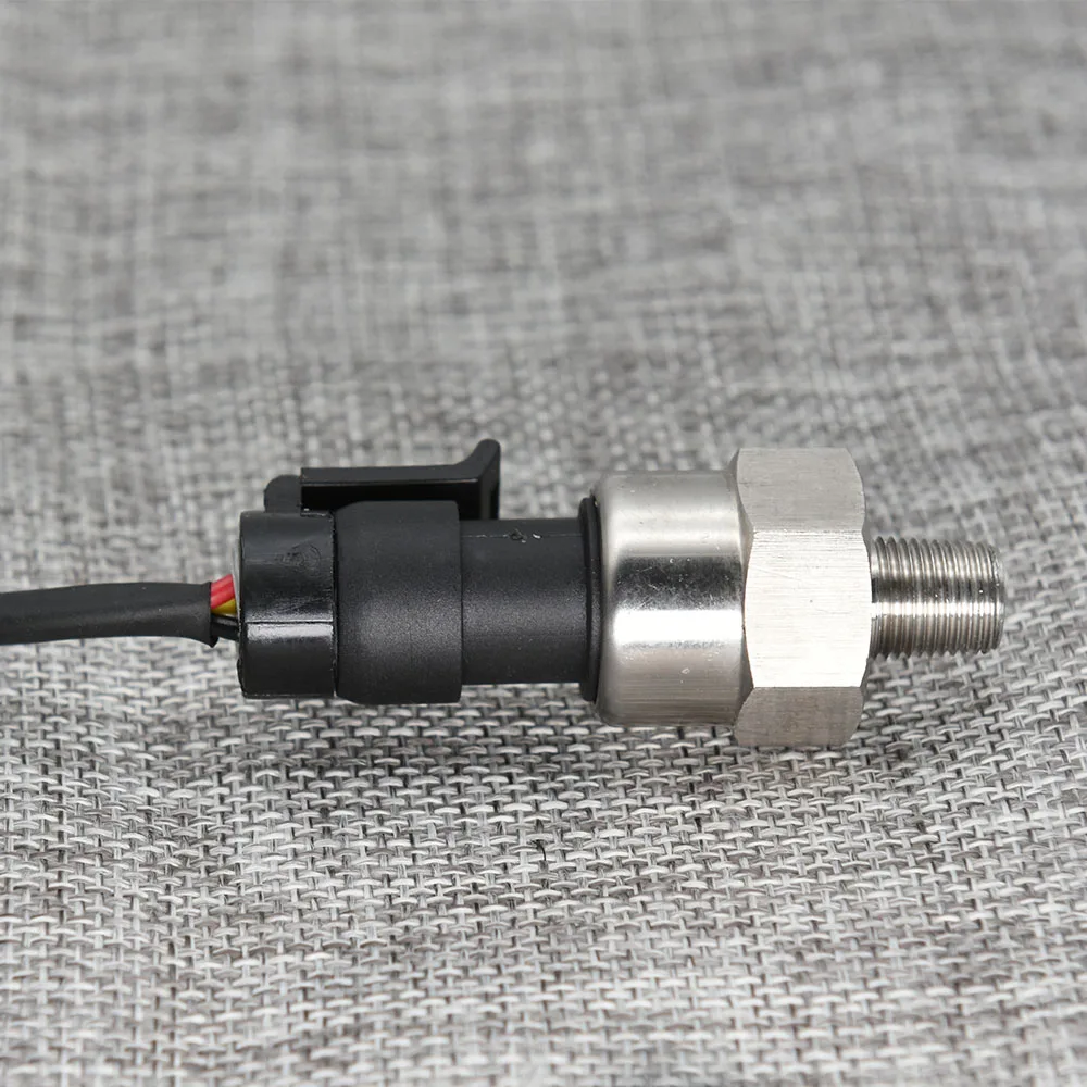 Universal Oil Pressure Sensor 1/8NPT 1/4NPT M12*1.5 M14*1.5 M16*1.5 M18*1.5 Fuel Pressure Sensor Fit for 12v/24v Auto Car Trucks