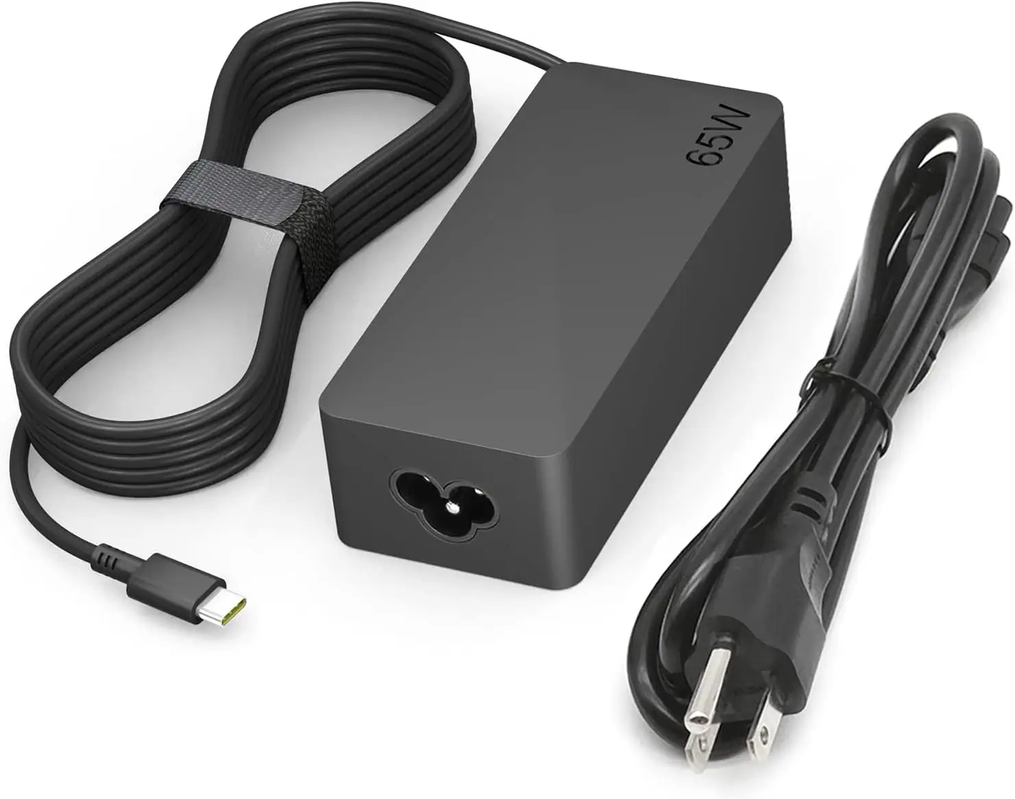 65W USB C Charger Compatible with Lenovo Thinkpad Yoga Chromebook Laptop Fast Power Adapter