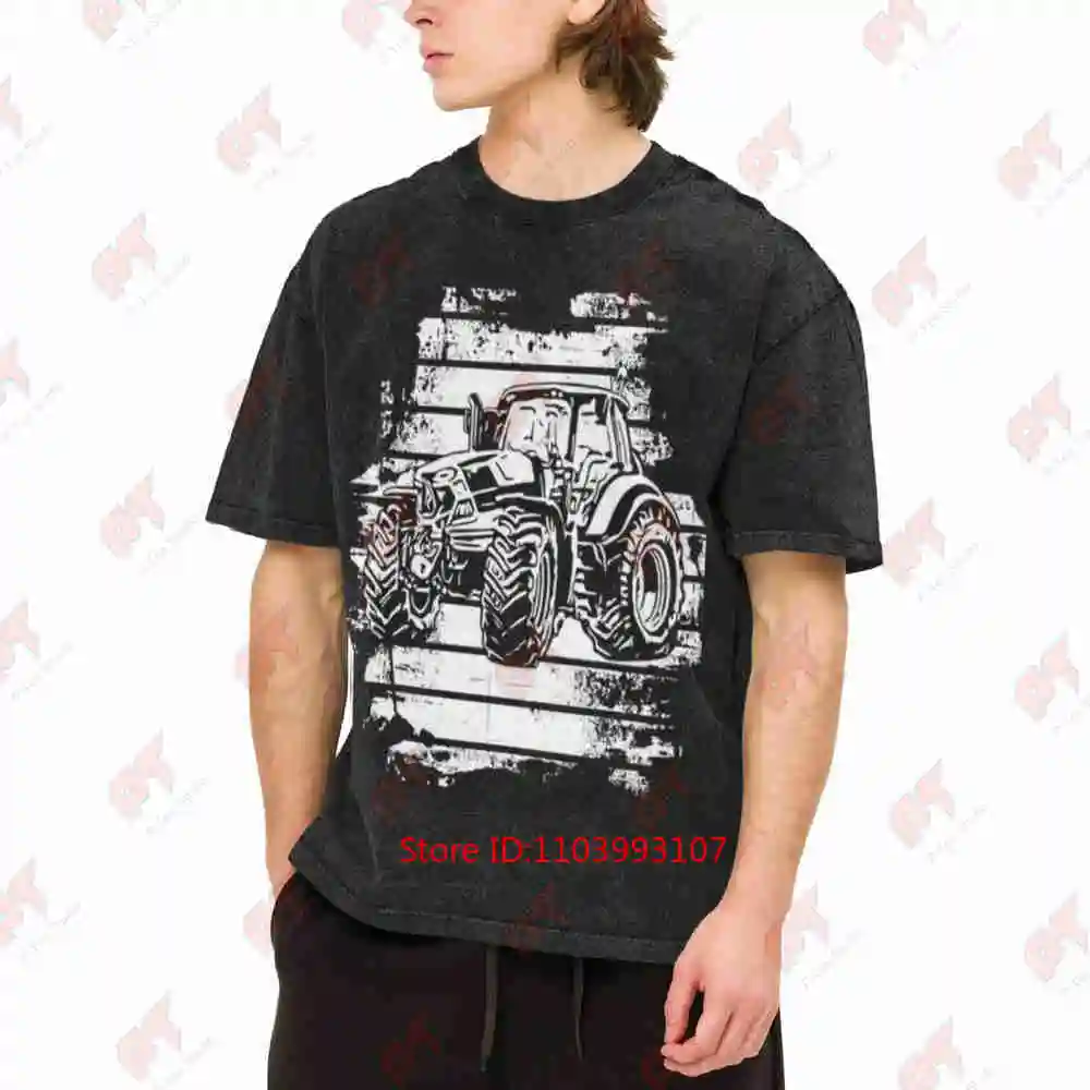 Deutz Tractor Vintage Washed Tee Pure Cotton T-Shirt