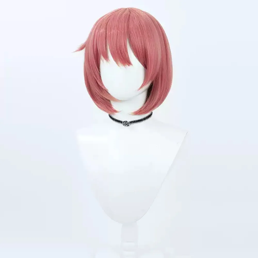 Ya Ge Anime Store Club de littérature Sayori Cosplay perruque Anime réalité spectacle jeu de rôle perruque utilisée pour les fêtes de danse Anime