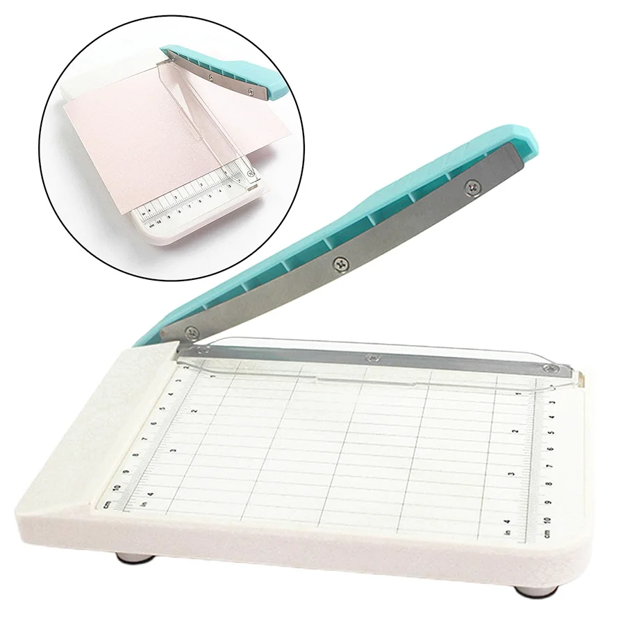 1pc 4×6in paper cutter, photo cutting machine, label card photo craft project, non-slip office supplies