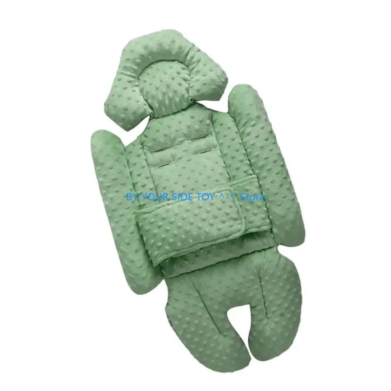 

Baby Strollers Sit Cushion Pad Adjustable Belly Support Protector Soft & Breathable Pram Liner for Infant Comfort U6XE