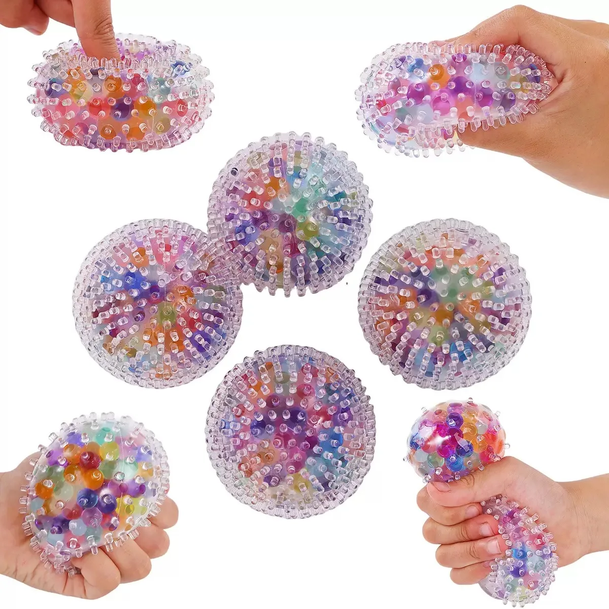 7cm Squeeze Stress Balls Grape Ball Stress Relief Fidget toy Sensory Toy Kids Boy Girl Birthday Party Favors Gift