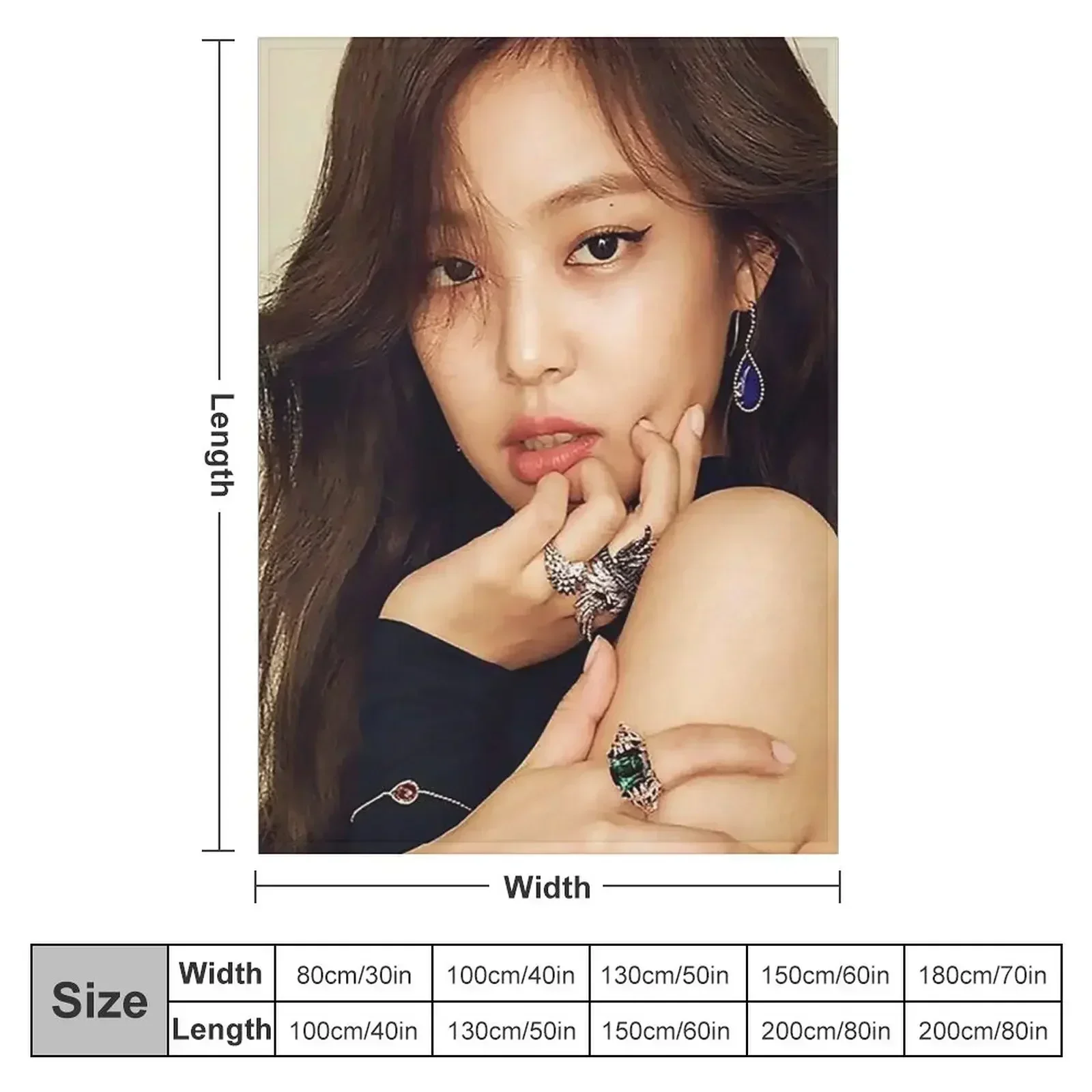 hot jennie prikitiew Throw Blanket Decoratives Beautifuls Blankets