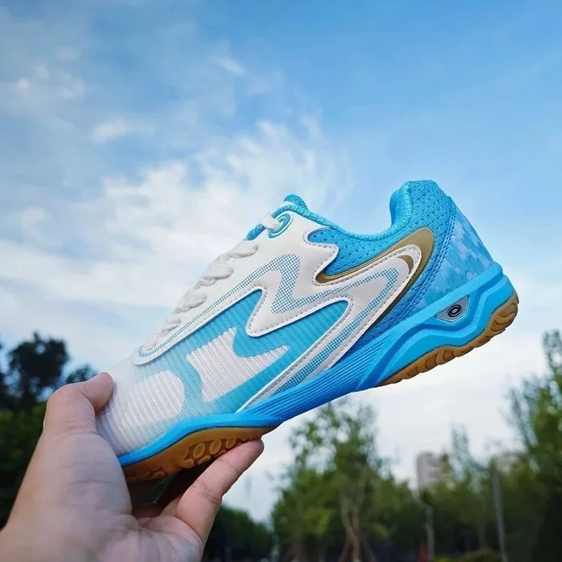 

2024 New Badminton Shoes Unisex Non-Slip Wearable Table Tennis Shoe Couples Luxury Brand Badminton Training Mens Womens