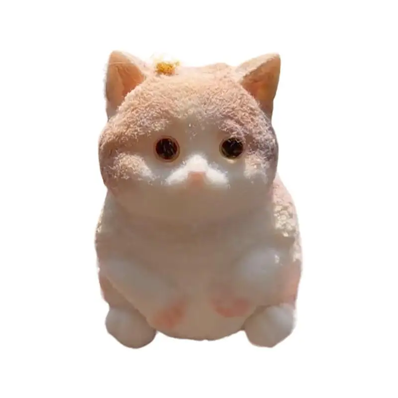 Cartoon Cat Squeeze Toy Animal Fat Cat Squeeze Toy Cute Cat Stress Mochi Squeeze Toys Squeeze Toy TPR Cat Stress Relief Toy Part