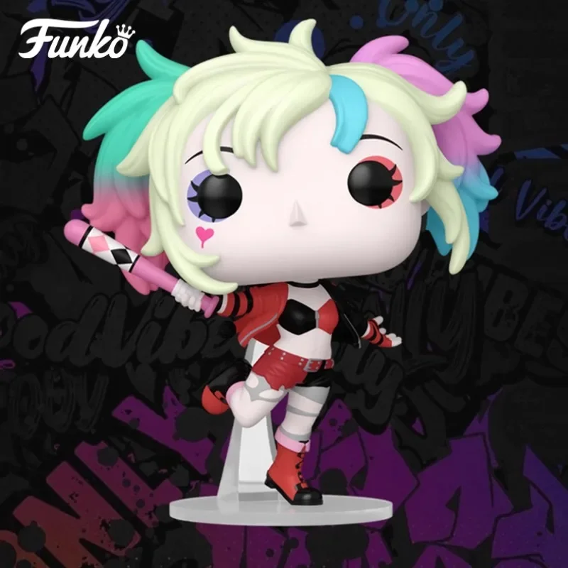 Funko POP الأصلي فرقة الانتحار أنيمي الشكل هارلي كوين جوكر ألعاب شخصيات الحركة للبنين بنات هدية تحصيل الحلي