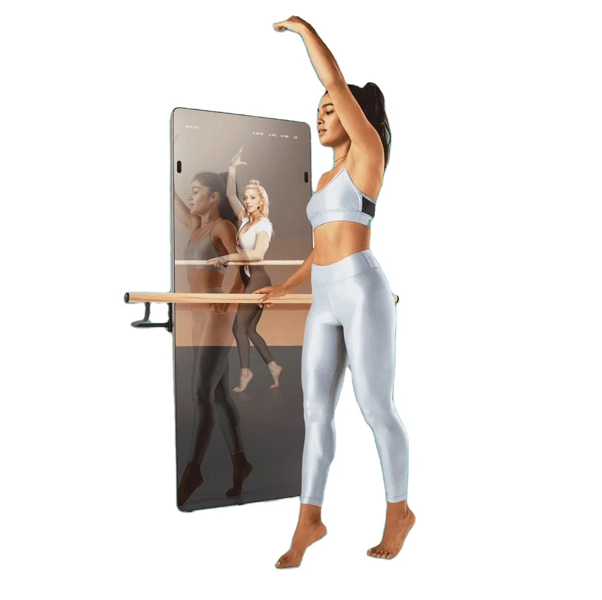 Factory Price 32 Inch Magic Mirror Display Touch Screen Interactive Fitness Mirror Full Body Indoor For Yoga