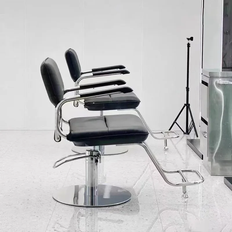 Modern Comfort Barber Chair Dyeing Hair Rotate Unique Simplicity Barber Chair New Models European Barbearia Home Furniture