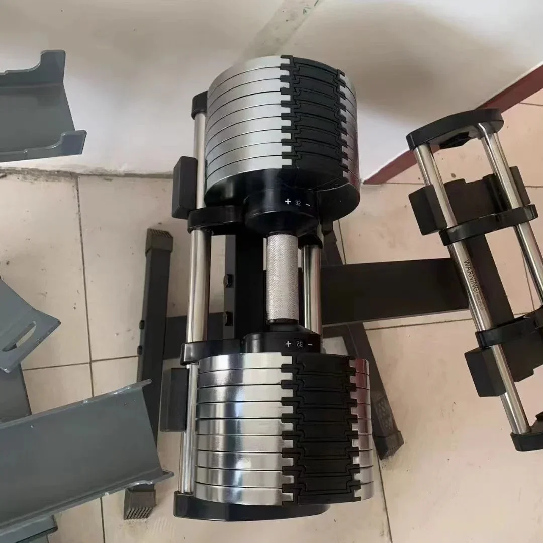 80LB 90LB 100LB 36KG 40KG 45KG Adjustable Weights Dumbbell with Rack