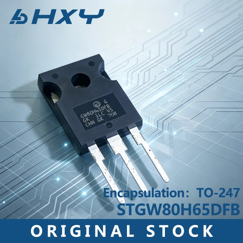 5PCS STGW80H65DFB GW80H65DFB 650V/80A IGBT single transistor, in-line TO247