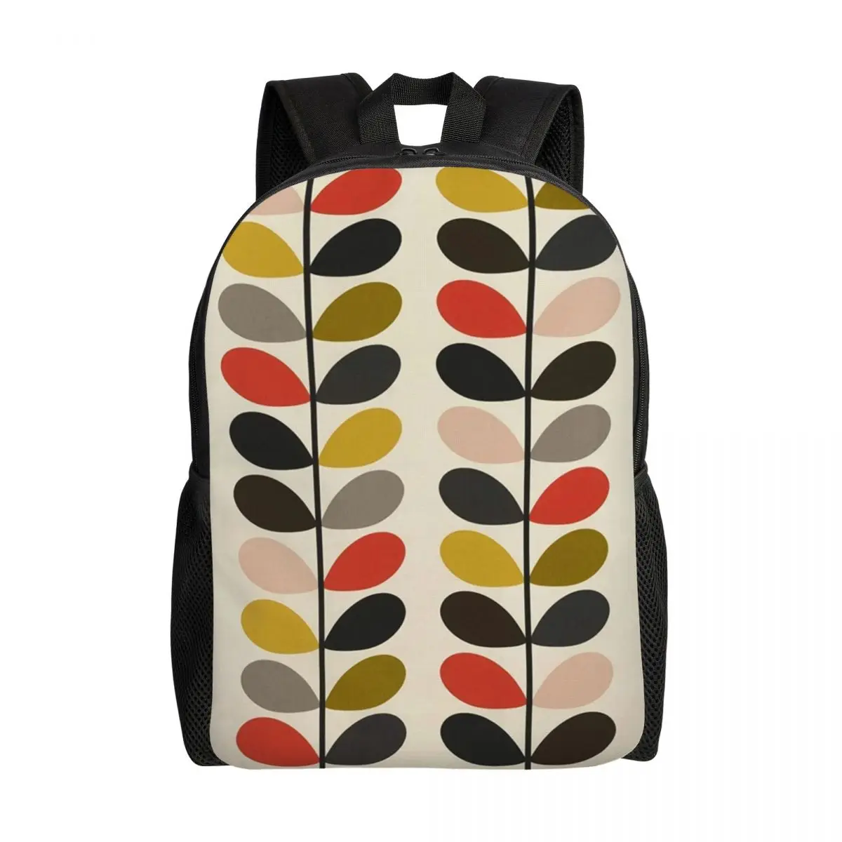 

Orla Kiely Multi Stem Travel Backpack Men Women School Laptop Bookbag Flowers Floral Abstract College Student Daypack Bags