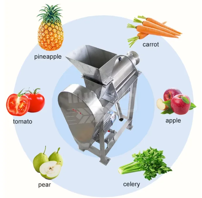 

Industrial Juicer Make Pineapple Press Tomato Mango Extract Pulp Pulper Coconut Milk Fruit Juice Extractor Machine