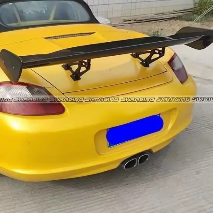 New GT Style Rear Spoiler Wing Bodykit Fits For Porsche 718 981 987 Boxter Cayman Exterior Parts Car Decorative Accessories