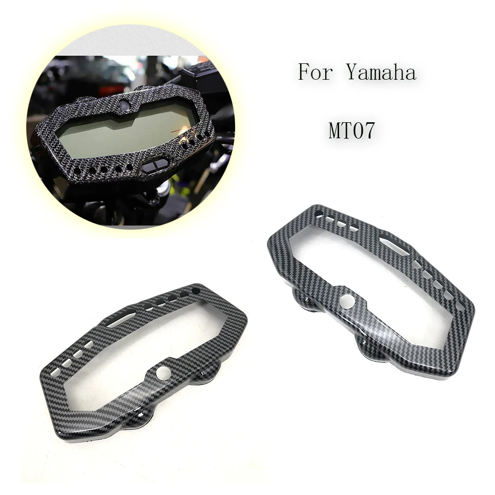 

NEW MT FZ 07 Motorcycle Carbon Fibre Instrument Surround Gauge Panel Cover For Yamaha MT07 FZ07 2014-2020 Tracer 700 2016-2019