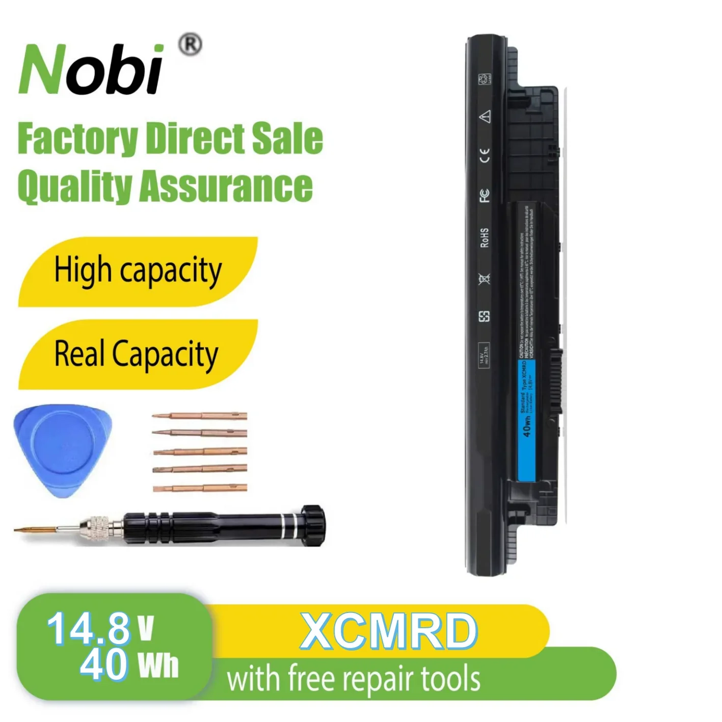 

Nobi XCMRD 4WY7C FW1MN 0MF69 24DRM 49VTP 4DMNG 6HY59 68DTP 6KP1N 6XH00 battery for Dell Inspiron 14 3421 3437 14R 5421 5437