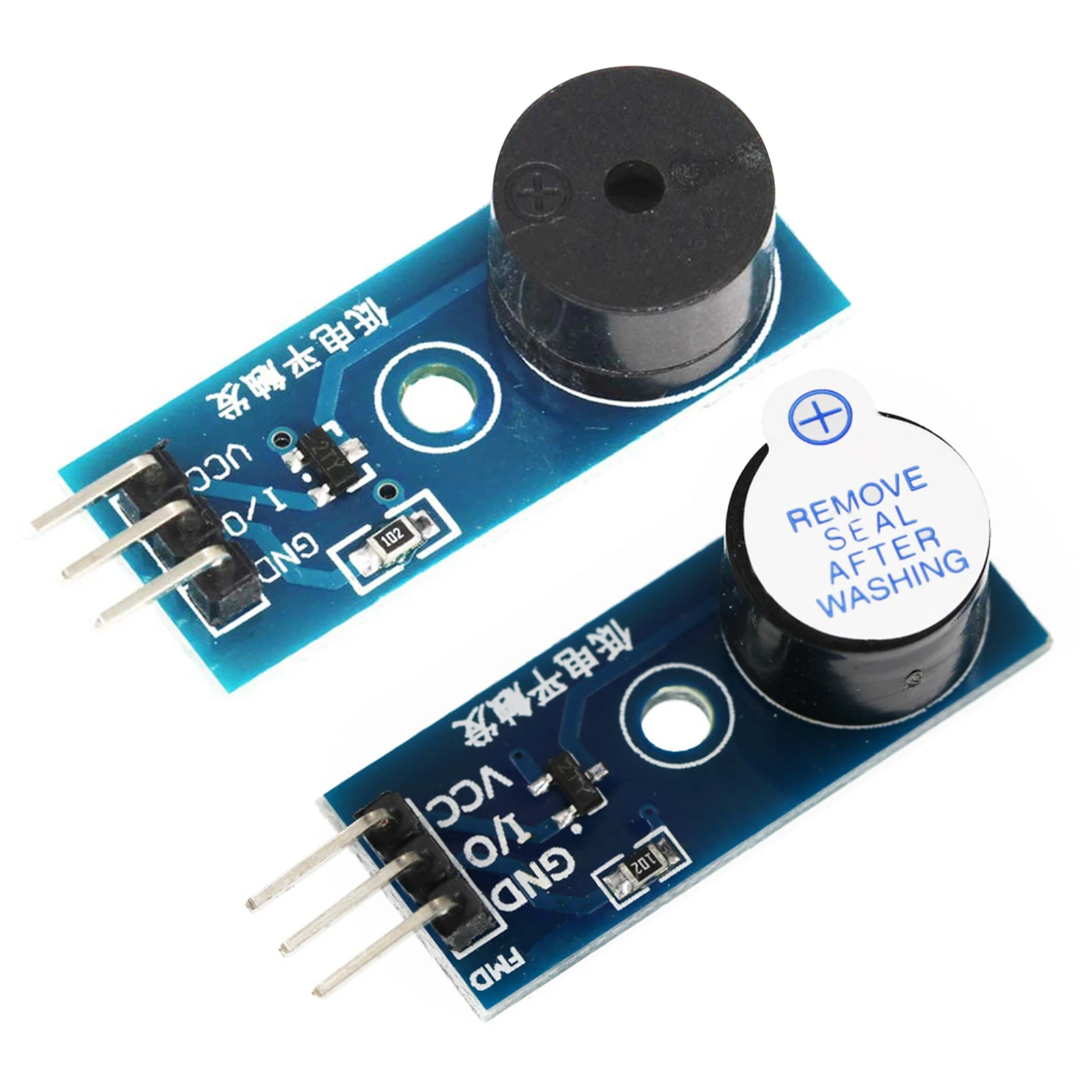 9012 Triode Driver Active Or Passive Buzzer Module 3.3V-5V Low -level Trigger Bee Narrator Control Board PCB Electric Signal