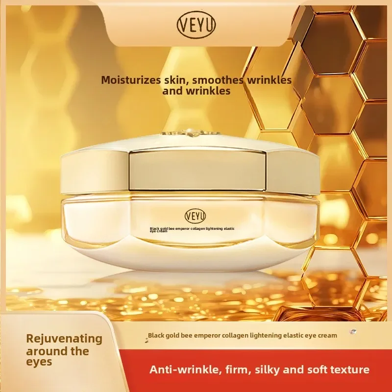 

VEYU Black Gold Bee Royal Collagen Eye Cream Anti-wrinkle Firming Elasticity Dark Circle Remover for Eye Care Women