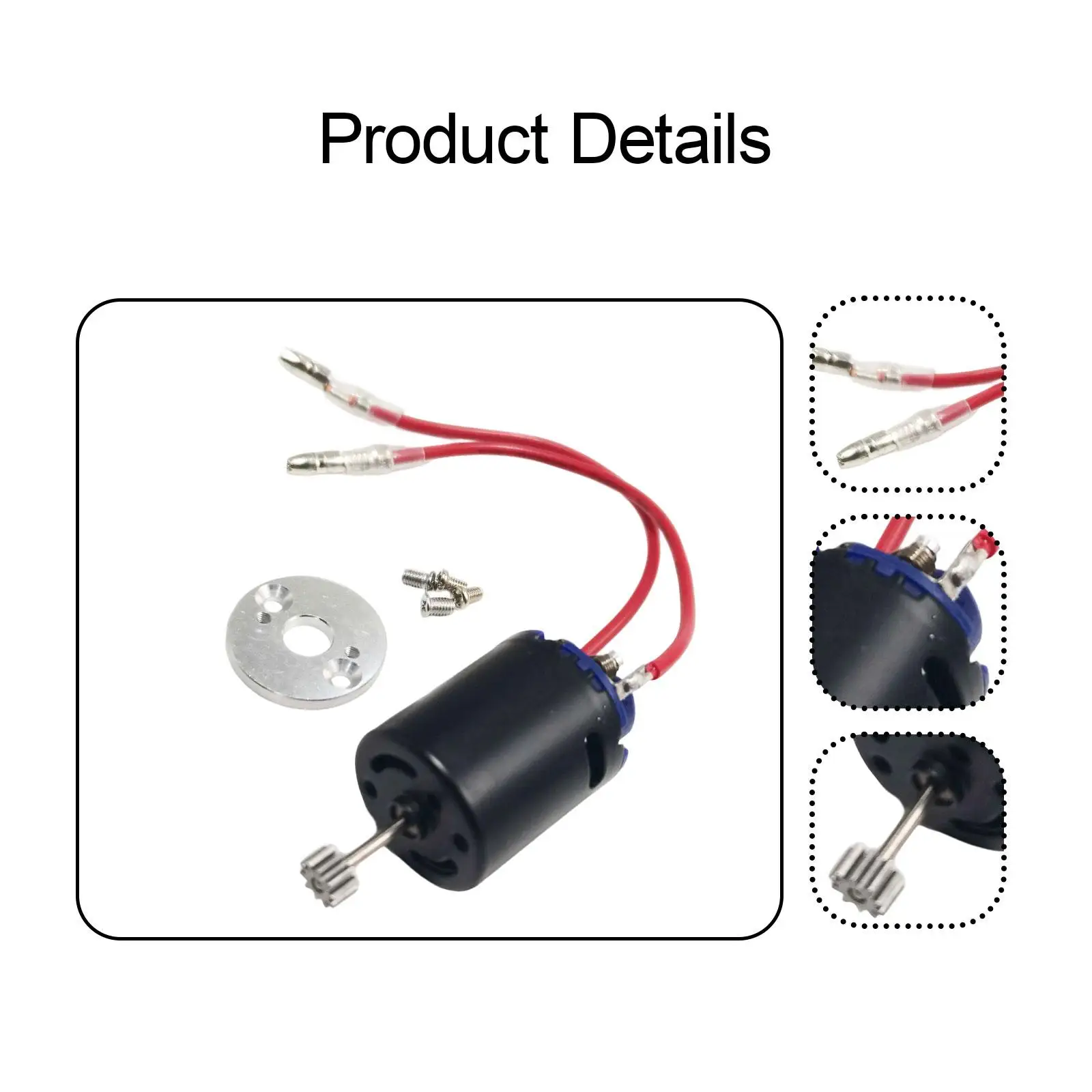 RC-motor met basis afstandsbediening voertuigonderdelen 370 voor 1/12 MN99S2 MN99S