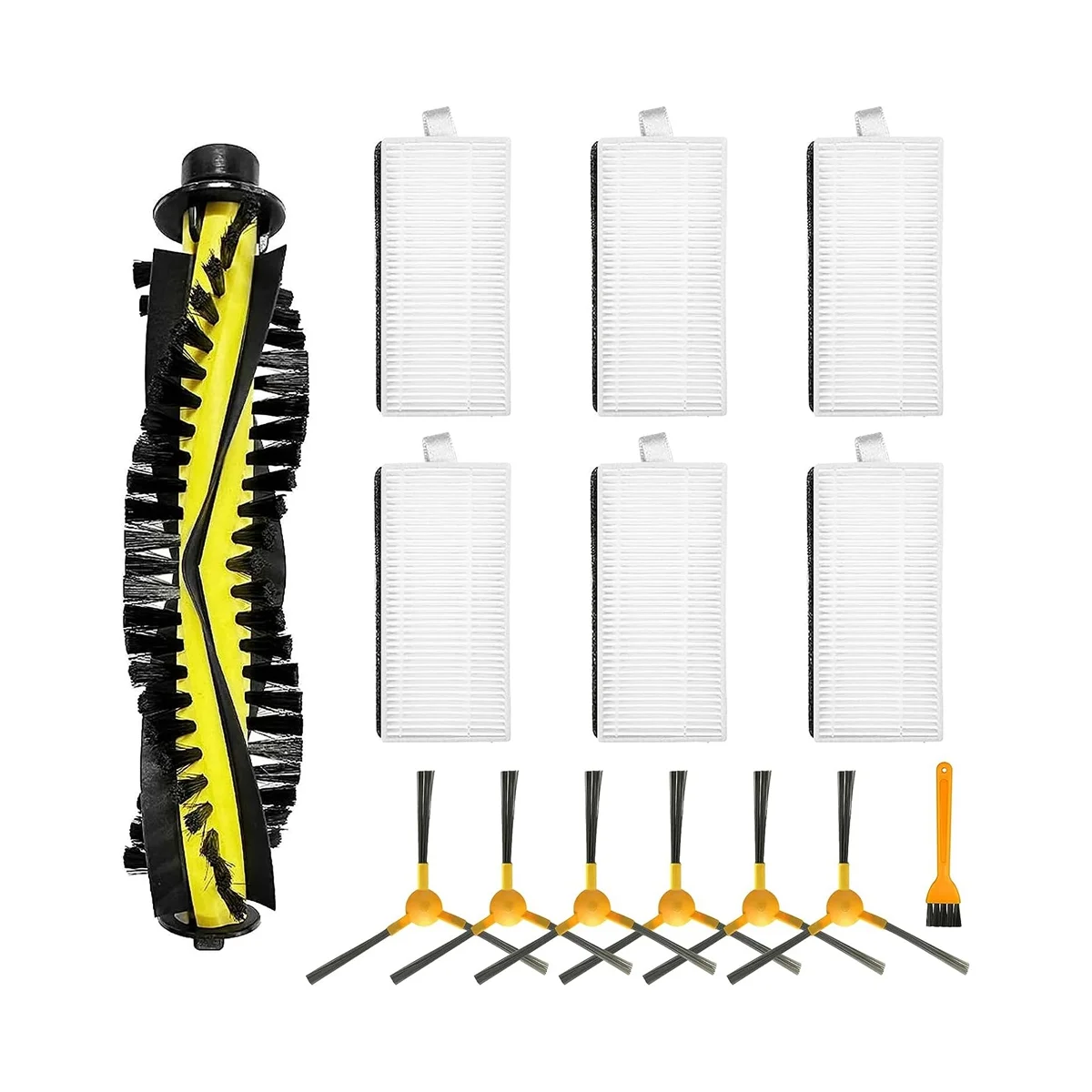 로봇 진공 교체 부품, 롤러 브러시 필터, X500 X500 Pro M1 M2 액세서리 키트