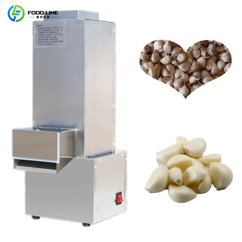 Commercial Automatic Garlic Peeling Machine High Speed Dry Garlic Clove Skin Removing Equipment