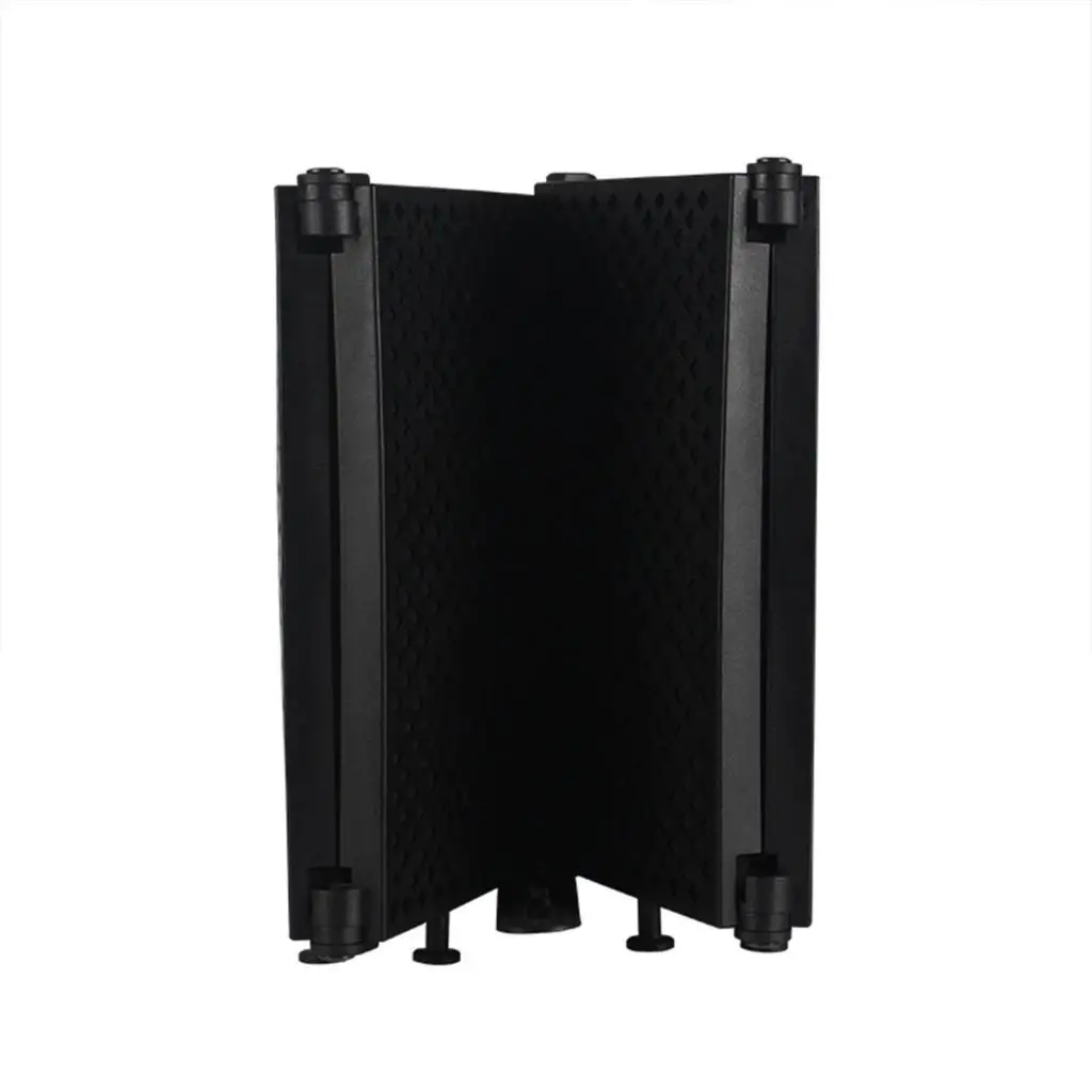 Adjustable Microphone Isolation Reflection Filter Portable Vocal Booth 5 Panel Design